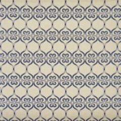 Baltra Indigo Curtain Fabric