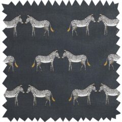 Zebras Curtain Fabric